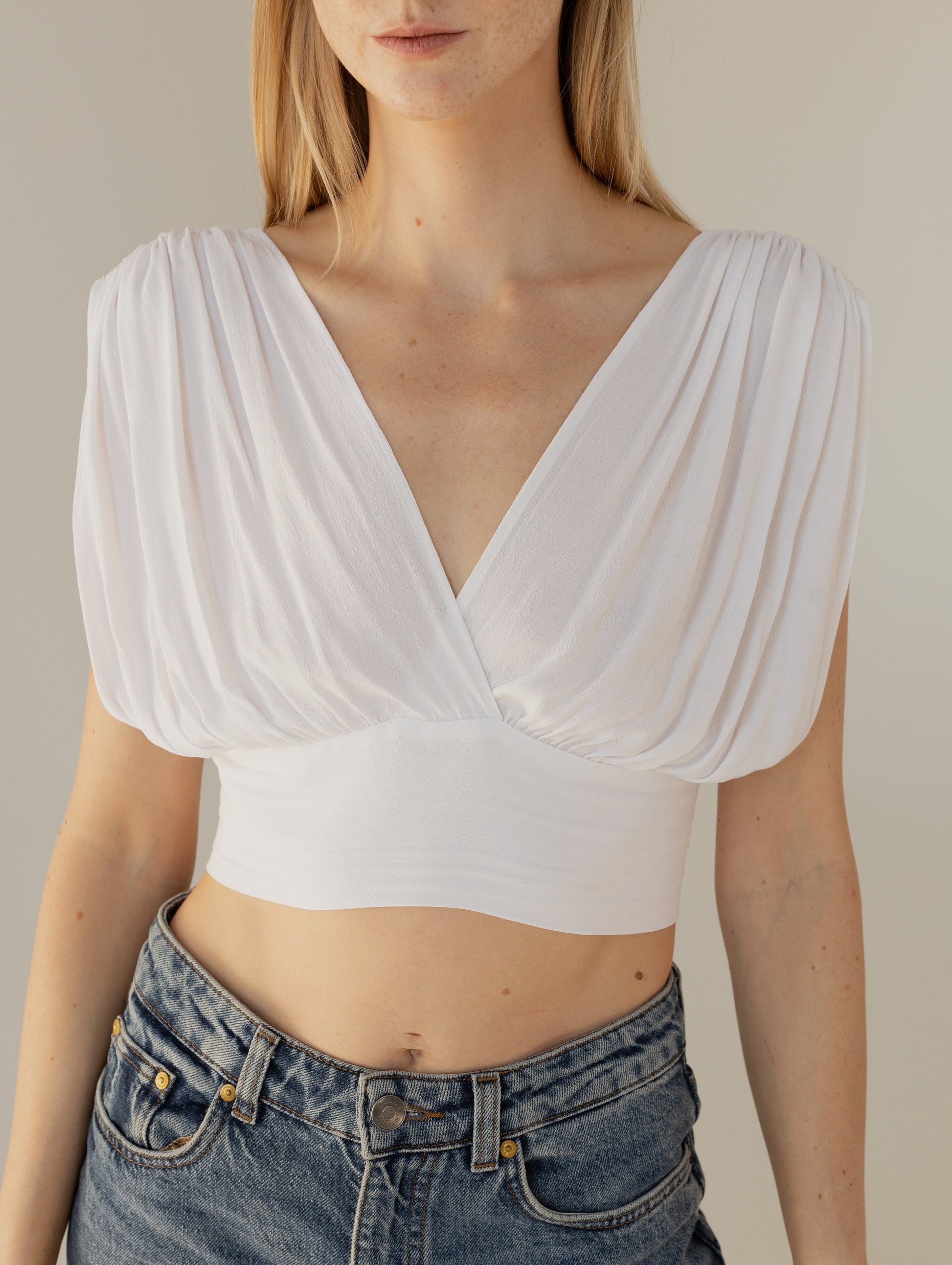 Agniya Top in Milk